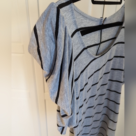 Guess Balloon-Sleeved Striped Mini-dress - Small - Picture 3 of 6